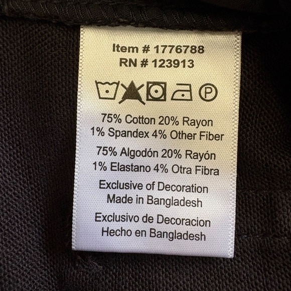 Jachs New York 38x32 5-Pocket Pants, Straight Fit, Flex Waistband, Black NWT - Picture 15 of 16